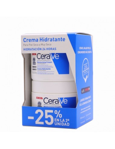 CERAVE CREMA HIDRATANTE 340G -25% 2ºUNIDAD