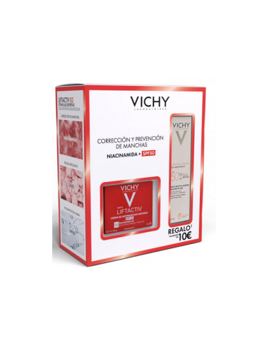VICHY COFRE LIFTACTIV B3 ANTIMANCHAS SPF50 50ML + CAPITAL SOLEIL UV-AGE DAILY COLOR 15ML